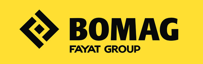 Bomag Logo Black On Yellow 002 